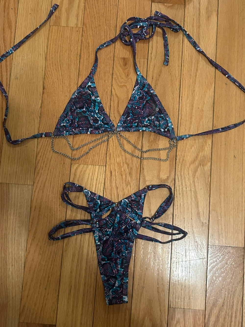 Snakeskin two piece